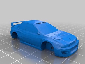 subaru impreza sedán los vehículos 3d print model - Mito3D