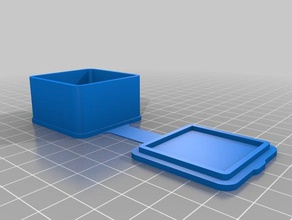 il mio personalizzato cassa quadrata contenitori 3d print model - Mito3D