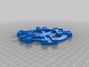 hexacopter quadrocopter centerplate rc vehicles frame 3d print model - Mito3D