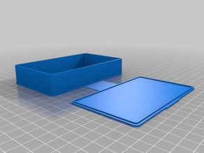cigarbox caja de cigarros los contenedores personalizado 3d print model - Mito3D