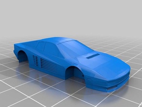 ferrari testarossa veicoli 3d print model - Mito3D