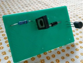 carte de circuit imprimé l'électronique 3d print model - Mito3D
