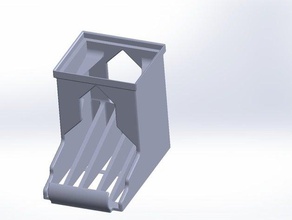 gelişmiş Gözden çıkarılabilir pil dispenser versiyonu kaplar aa aaa tutucu 3d print model - Mito3D