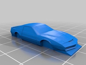 supercar pontiac firebird trans am, geändert Fahrzeuge 3d print model - Mito3D
