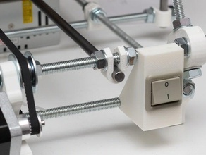 power switch support prusa mendel i2 3d Drucker Zubehör 3d print model - Mito3D