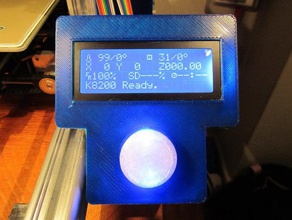 k8200 autonome bleus de bouton 3d l'imprimante accessoires 3drag le contrôleur codeur l'écran lcd écran bouton-poussoir carte sd velleman vm8201 3d print model - Mito3D