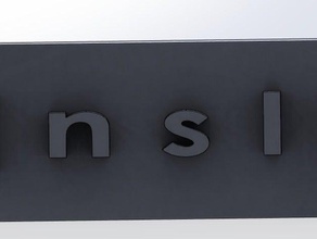 nsl logo props 3d print model - Mito3D