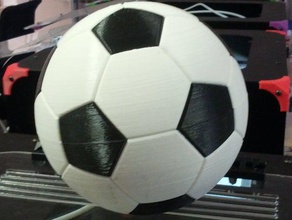 trophée de football sport à l'extérieur double extrusion 3d print model - Mito3D