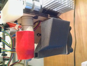 printrbot simple 1401 de la cubierta del ventilador Impresora 3d las piezas 3d print model - Mito3D