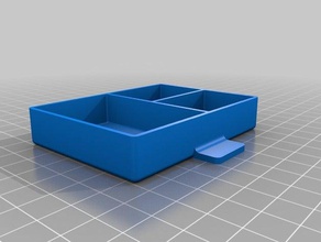 meu personalizadas a caixa da gaveta padrão hexadecimal lados contentores 3d print model - Mito3D