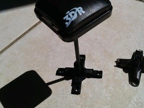 3dr ublox gps yerine direk monte edin rc araç bağlayın durum 3d print model - Mito3D