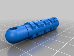 meine angepasste 8bit message-Schlüsselanhänger nano Schlüsselanhänger 3d print model - Mito3D