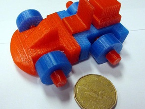 race car - Spielzeug Spiele 3d print model - Mito3D
