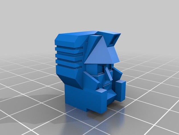 destructor robot head model robots 3D print model - Mito3D