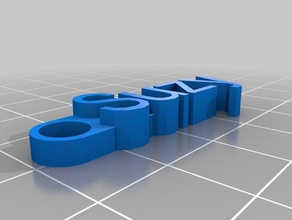 suzy keychain organization customized 3d print model - Mito3D