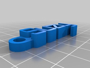 new suzy keychain organization customized 3d print model - Mito3D