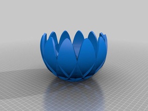 lotus bowl 01 containers ultimaker 3d print model - Mito3D
