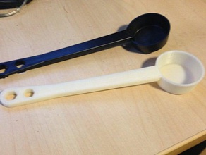espresso measuring spoon kitchen dining 3d household openscad useful 3d print model - Mito3D