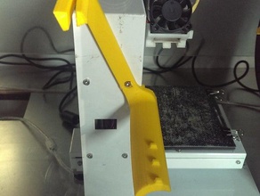 up plus2 extended filament holder spool shaft 3d printer parts 3d print model - Mito3D