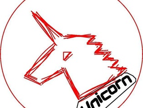 unicorn logo el-türevi çizim diğer 3d print model - Mito3D