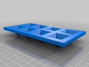 pyramid ice cube tray kitchen dining 3d print model - Mito3D