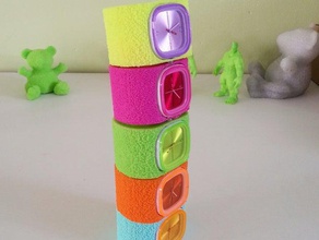 fuzzy watch band filaflex elastico filamento moda banda elastica di stampa flessibile del recreus 3d print model - Mito3D