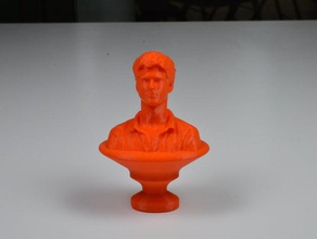 little souvenir our last intern made meshmixer people buste patrice statue 3d print model - Mito3D