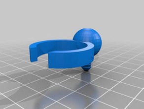 lightbulb ring rings jewelry 3d print model - Mito3D