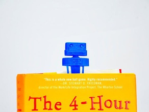 book marker robo robot other placeholder 3d print model - Mito3D