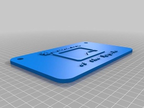 cuidado com angela sinais logotipos personalizado 3d print model - Mito3D