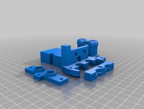 solidoodle 2 x2 quente de fim titular 3d a impressora partes 3d print model - Mito3D