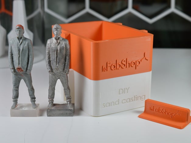 diy sand casting kit Kunst 3D print model - Mito3D