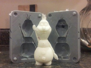 olaf mold creatures frozen oogoo 3d print model - Mito3D