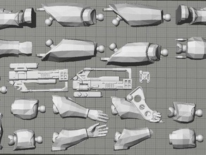 updatedyet de nuevo fallout 3 t-51b armadura poder los juguetes juegos asalto 3d print model - Mito3D