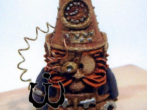 gnomie Erfinder Skulpturen Familie fantasy gnome steampunk Onkel 3d print model - Mito3D
