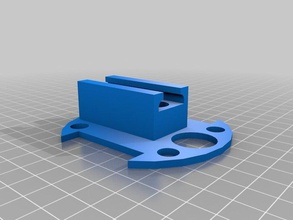 nerf vulcan tripod adapter mounting rail mechanical toys 3d print model - Mito3D