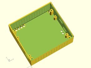 boîtier en duo option duex4 de l'électronique 3d l'imprimante pièces kossel kosselmini mini ormerod 3d print model - Mito3D