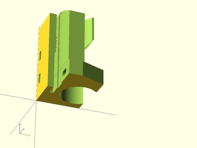 ormerod x-carriage openscad 3d printer parts 3D print model - Mito3D