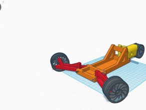 rc-trike des véhicules le prototype de course rc trike roues vitesse tricycle tricyl 3d print model - Mito3D