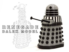 renegade dalek kit model robots bbc daleks doctor dr remembrance 3d print model - Mito3D