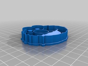 elmo cookie Cutter Küche Essen 3d print model - Mito3D