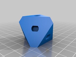 my customized cube gear center interactive art 3d print model - Mito3D