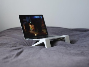 ordinateur portable jambes bureau de macbook 3d print model - Mito3D