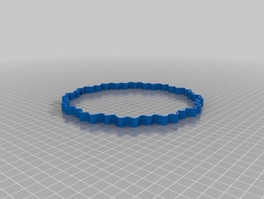 mon personnalisés en fonction pow bracelet bracelets 3d print model - Mito3D