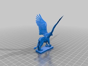 griffin esculturas mítico mitologia 3d print model - Mito3D