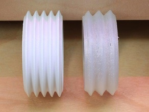 flexible Rohr-poc 3d drucken tests Balg customizer Herausforderung nylon openscad parametric nützlich 3d print model - Mito3D