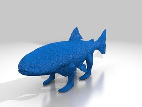 evoluzione di pesce sculture peoplefeet 3d print model - Mito3D