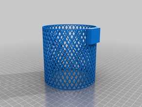 clip-on cestino ikea kura letto i contenitori la camera da basket 3d print model - Mito3D