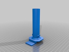 spool holder parts 3d printer filament replicator 2 support 3d print model - Mito3D