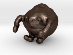 wally wallnut munch montón criaturas de alimentos monster monstruos frutos secos 3d print model - Mito3D